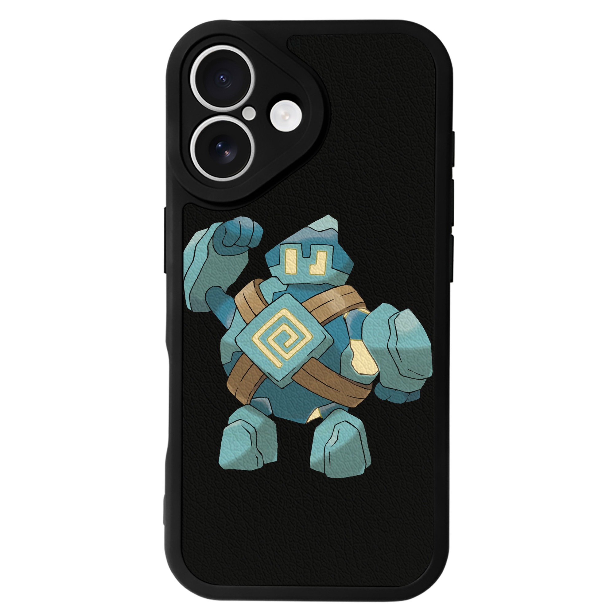 （画像用） ポケットモンスター Pokémon 【iPhone 16シリーズ対応】シリコンスマホケース（レザー調） 材質：シリコン
